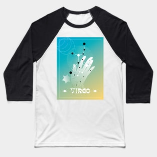 Virgo Zodiac Art Baseball T-Shirt